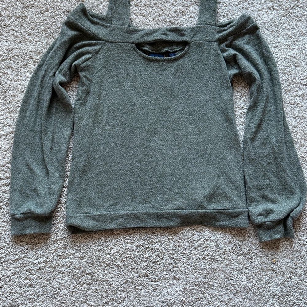Daytrip Olive Knit Top